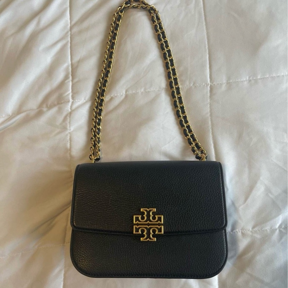 Tory Burch Black Leather - Eleanor Small